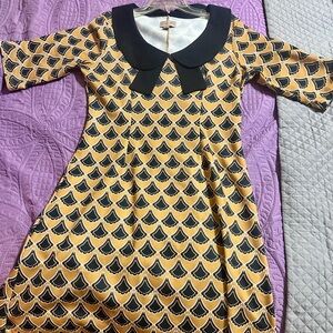 Lindy Bop Elegant Patterned Dress